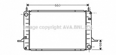 AVA QUALITY COOLING fd2067 -  Радиатор, охлаждение двигателя